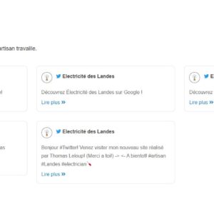 Site Électricité des Landes