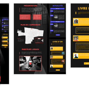 Wireframe du site